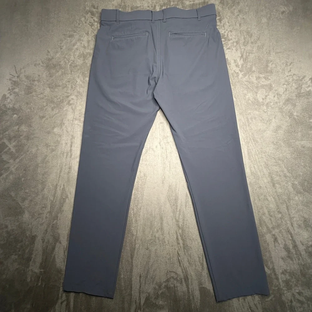 Greyson Golf Pants Mens 32/32 Navy Blue Stretch Performance Slim Fit Trousers